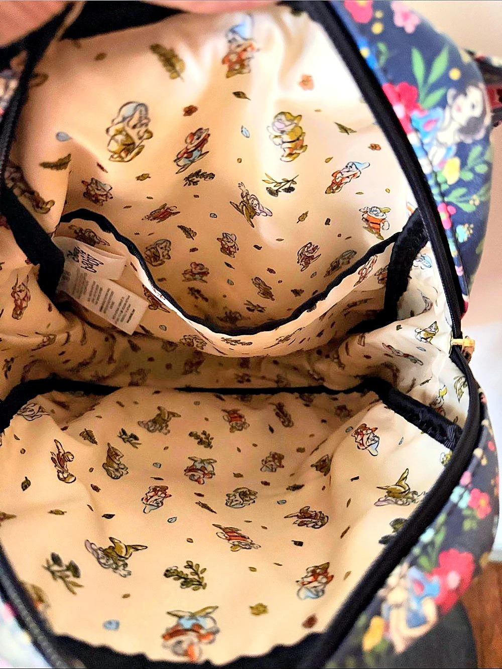 Disney Baby Floral Backpack in Black - Picture 6 of 7